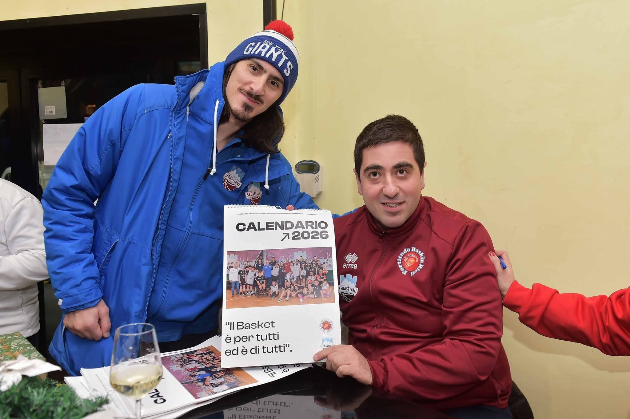 Successo per la raccolta fondi della Fortitudo Baskin Rieti: venduti tutti i calendari