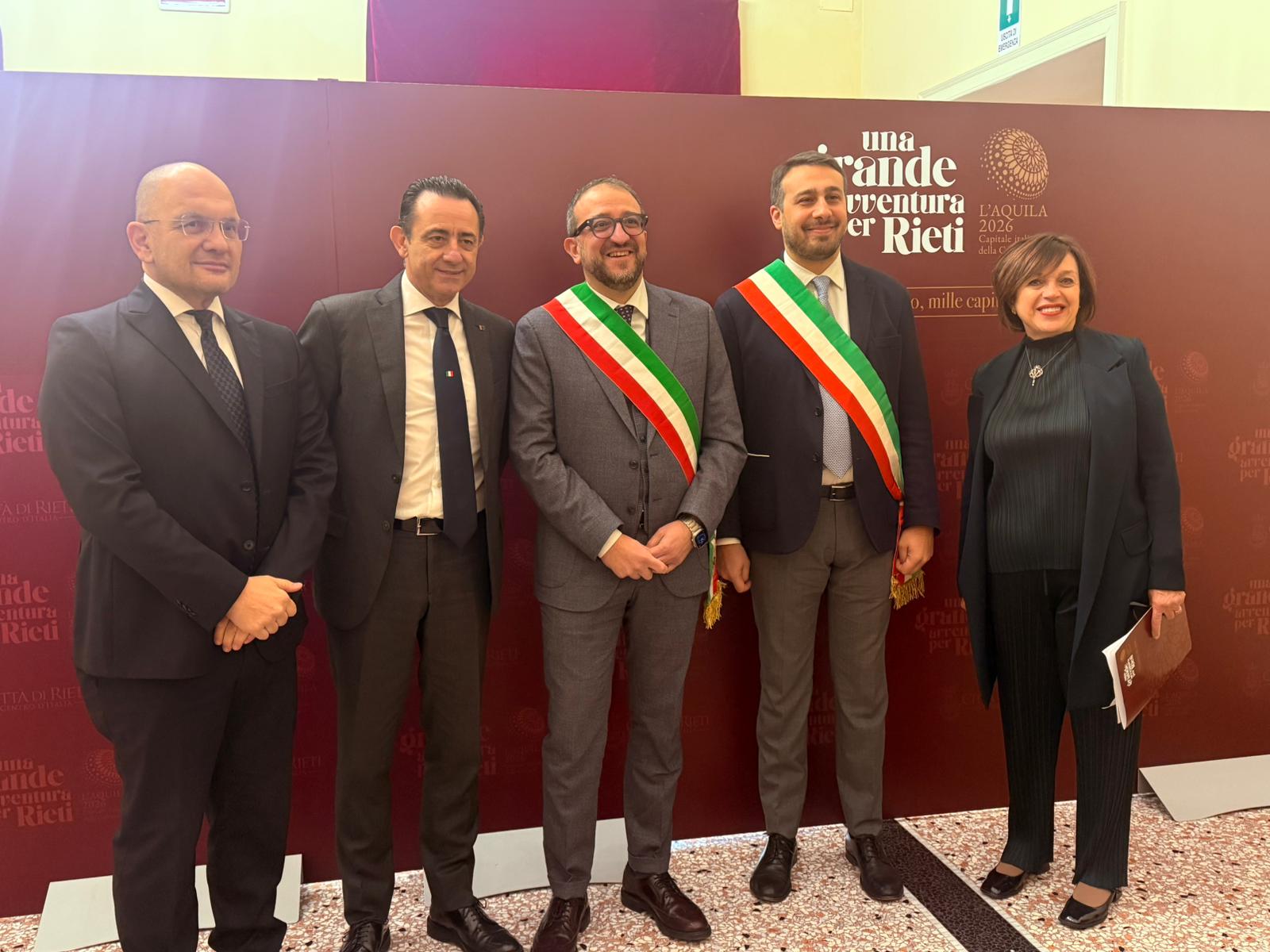 Castelli “Rieti e L’Aquila unite dalla cultura. Gemellaggio tra chi ha conosciuto dolore e difficoltà”