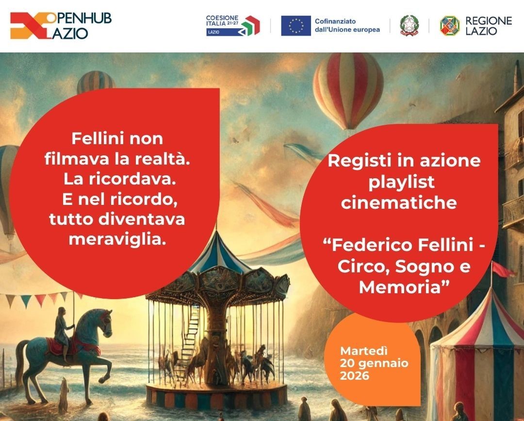 OpenHub Rieti, David Lynch e Federico Fellini – La musica (e il cinema) come non li hai mai ascoltati