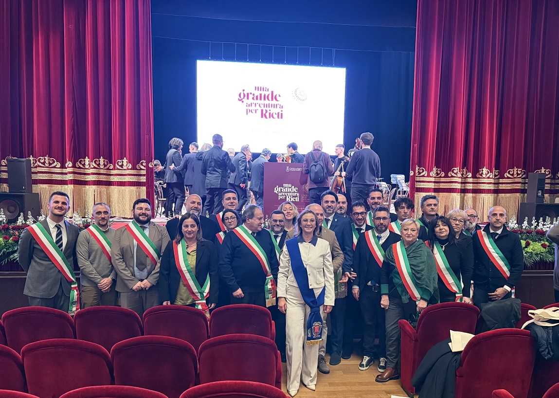 “L’Aquila Capitale Italiana della Cultura 2026, una grande avventura per Rieti”: al Teatro Flavio Vespasiano l’evento inaugurale