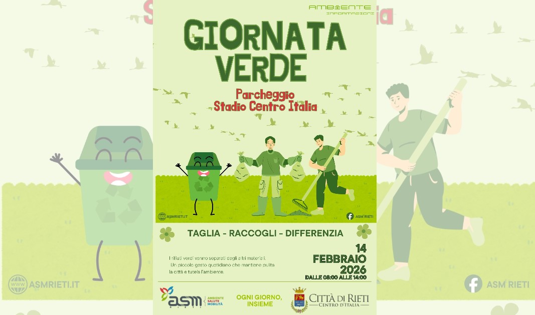 Sabato 14 febbraio torna allo Stadio la Giornata Verde