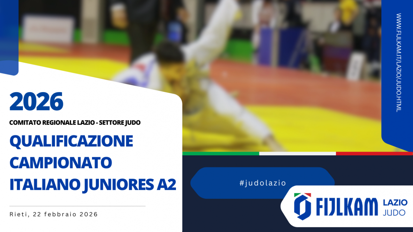 Rieti, quattro grandi eventi di judo al PalaSojourner il 21 e 22 febbraio 2026