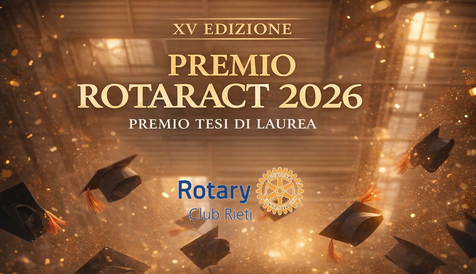 Il Rotary Club Rieti presenta la XV edizione del Premio Tesi di Laurea “Premio Rotaract”