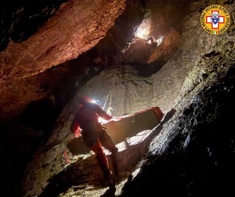 Allarme in grotta per un ferito bloccato: esercitazione interregionale a Cittareale