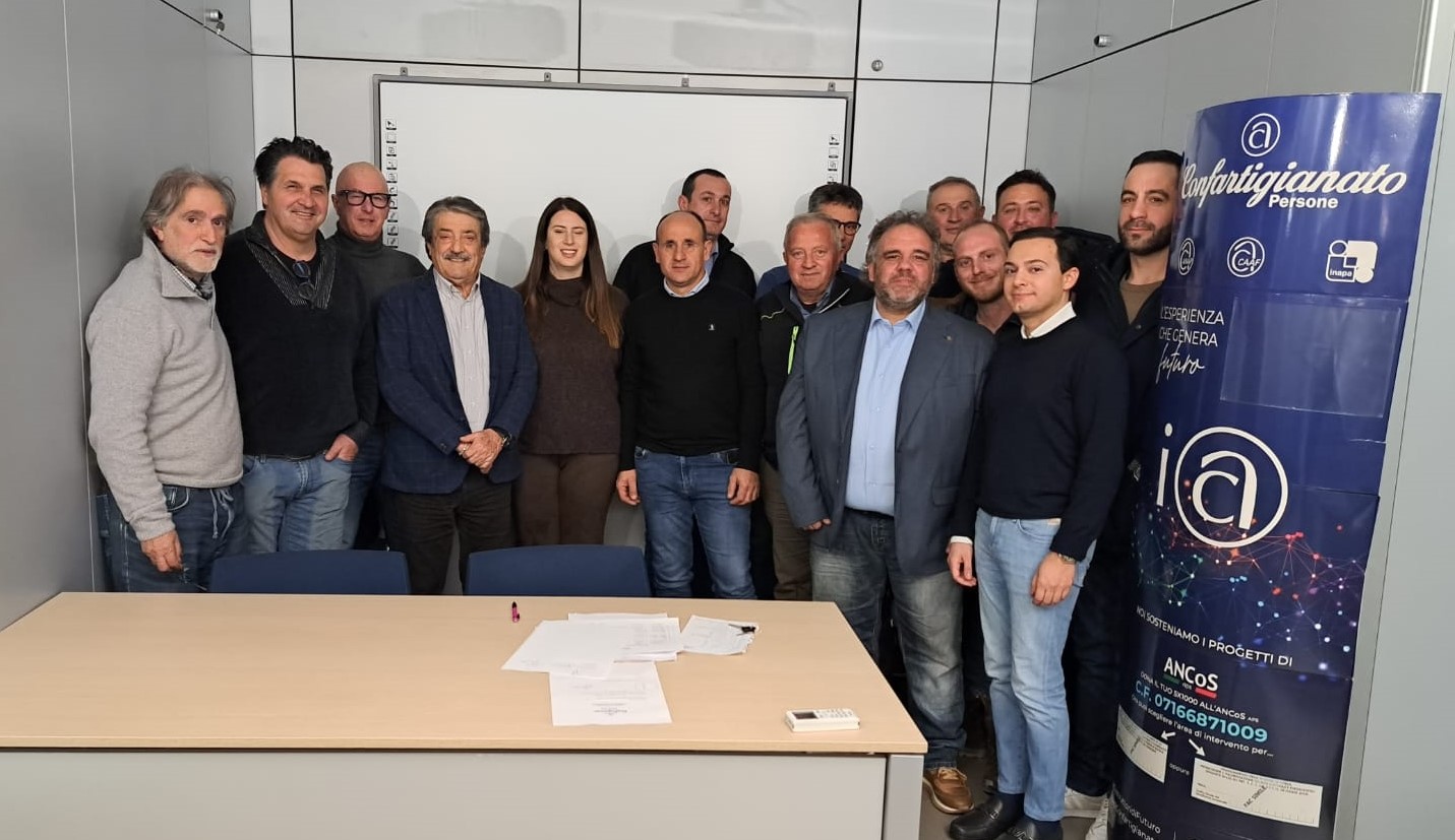 Rinnovato il gruppo dirigente di Anaepa Confartigianato Edilizia Rieti: Franco Lodovici è il Presidente