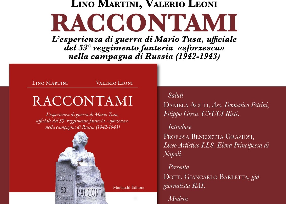 Lino Martini presenta il suo ultimo lavoro storico