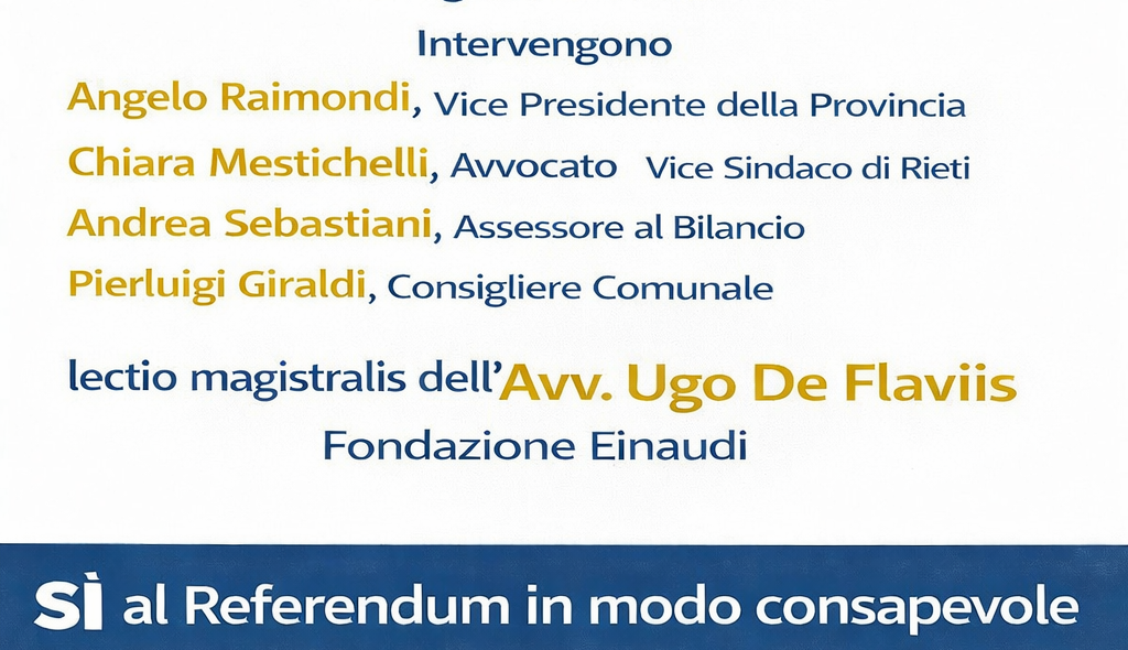 Referendum, Comitato “SìSepara”: mercoledì 18 febbraio l’incontro