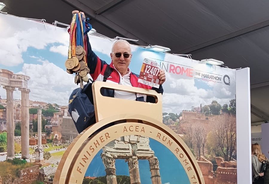 Maratona di Roma, tra gli irriducibili Senatori Felice Nucci per il 31° anno
