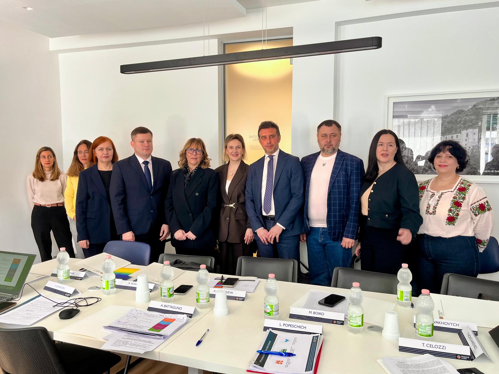 L’assessore ai Lavori Pubblici Manuela Rinaldi ha incontrato una delegazione ucraina