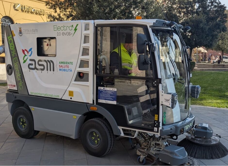 Rieti, nuovi strumenti ecologici per l’igiene urbana: più efficienza e sostenibilità nei servizi