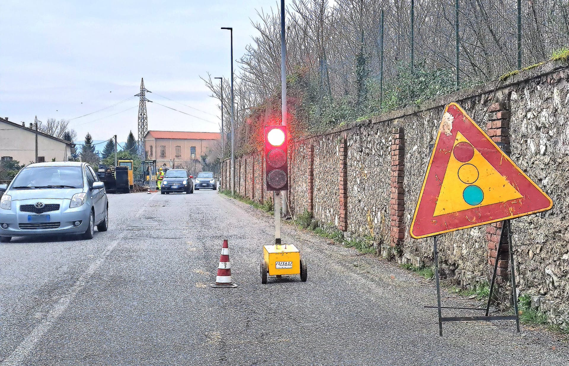 Dal 9 marzo senso unico alternato e divieto di sosta in via Molino della Salce