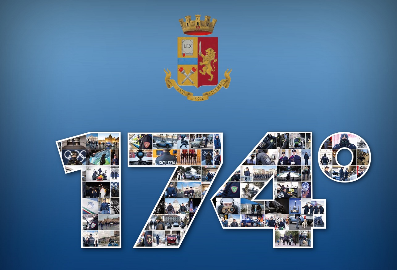 Il 174° anniversario della Fondazione della Polizia di Stato celebrato a Rieti il 10 aprile