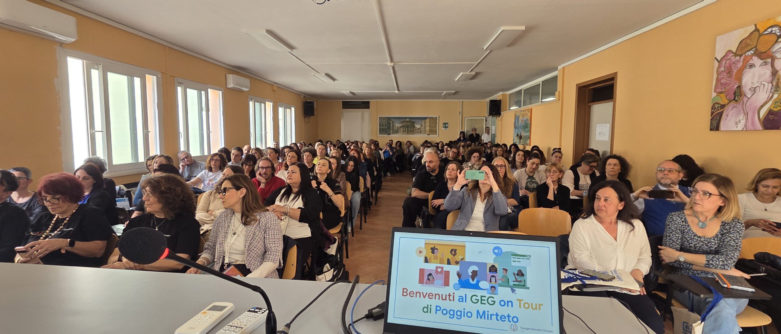 “ImmersIA360°”: l’Intelligenza Artificiale trasforma la didattica nella tappa di Poggio Mirteto del GEG On Tour