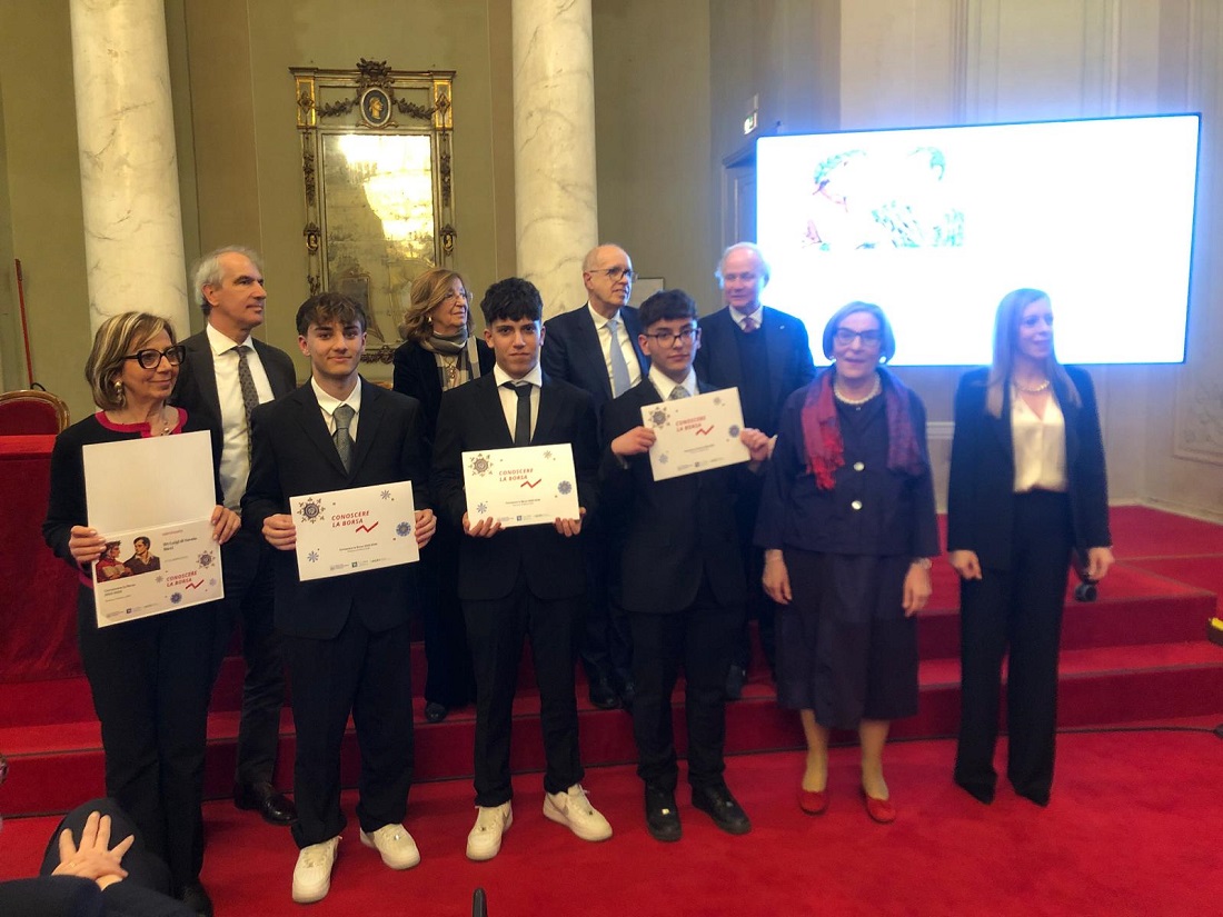 Gli studenti del “Luigi di Savoia” premiati a Ravenna al meeting nazionale “Conoscere la Borsa”
