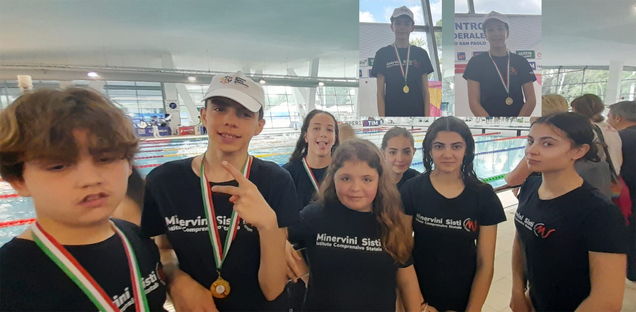 Due alunni della “Sisti” vincono le regionali di nuoto