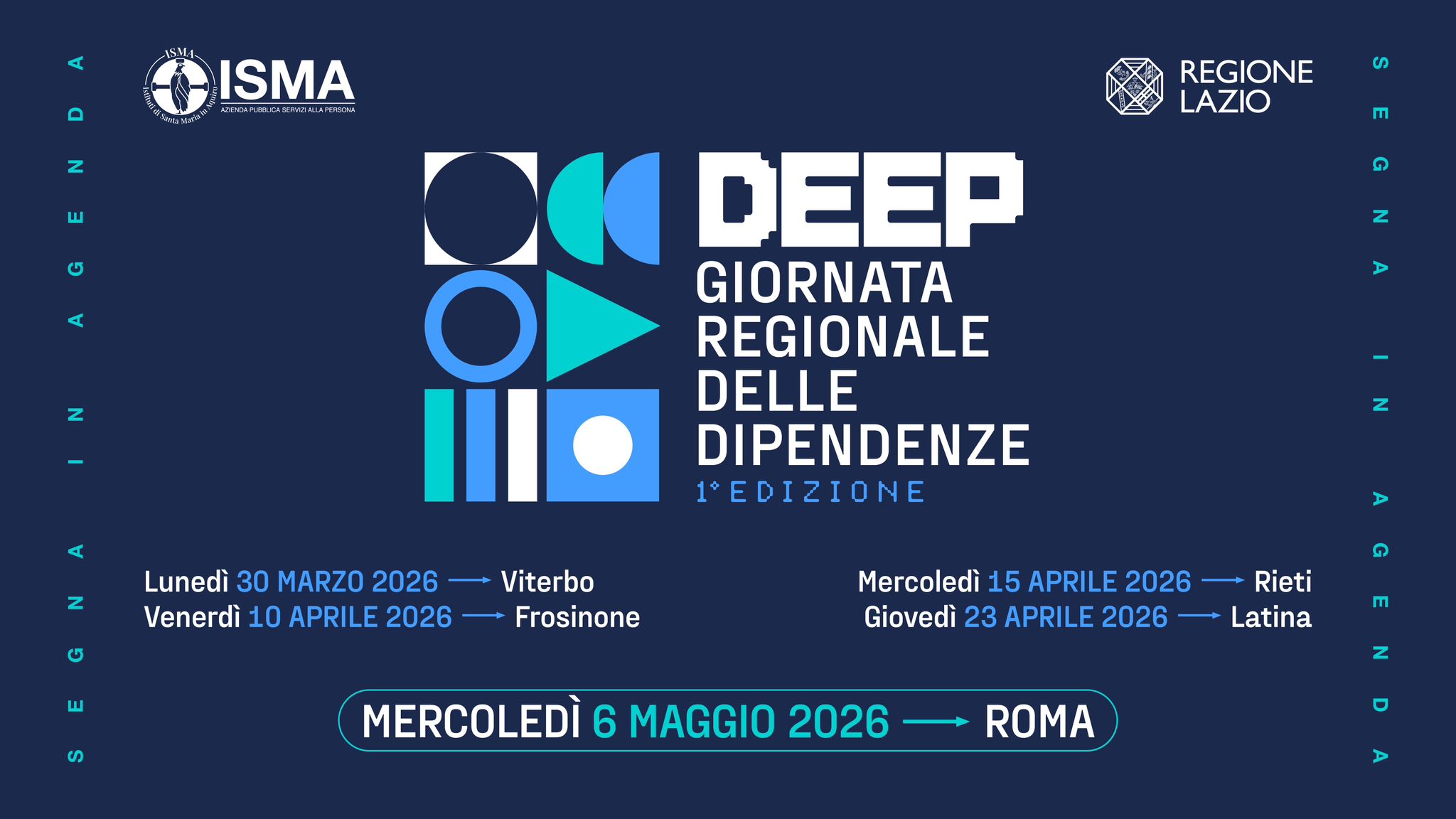 Prima Edizione della Giornata Regionale delle Dipendenze – Rieti, 15 Aprile 2026