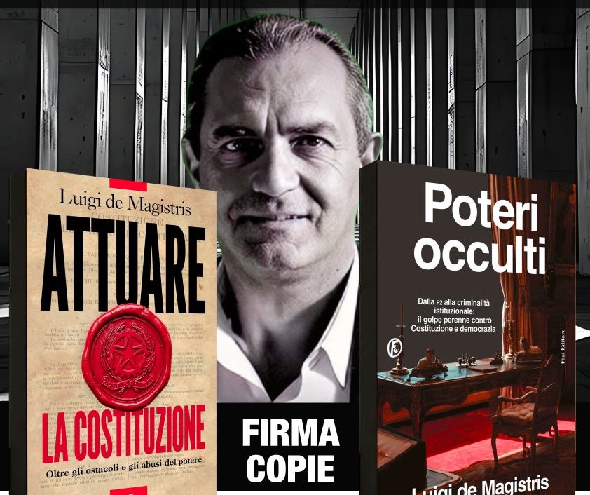 Incontro con Luigi de Magistris: dialogo su Costituzione, democrazia e poteri occulti
