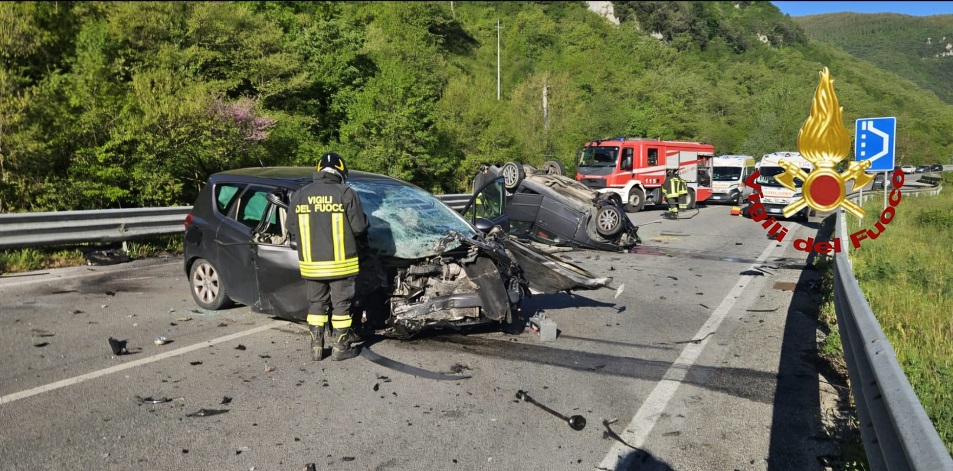 Incidente Salto-Cicolana: un ferito elitrasportato in ospedale
