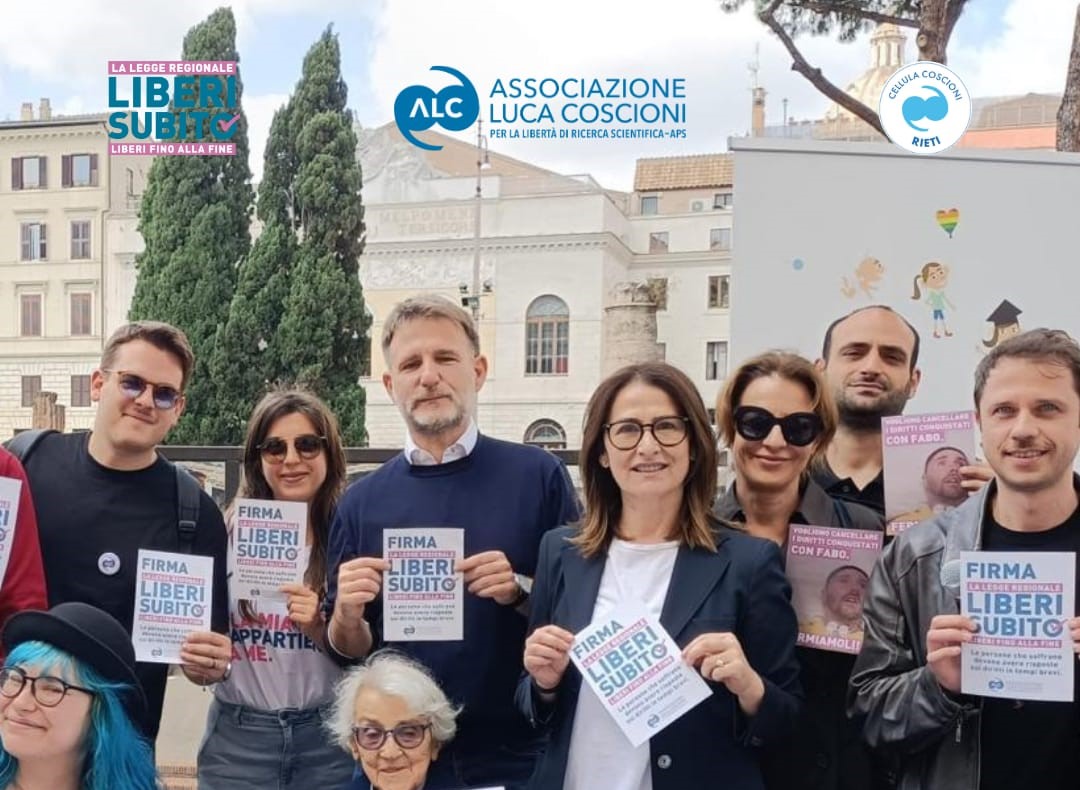 Fine Vita: sabato 30 maggio si firma per “liberi subito”