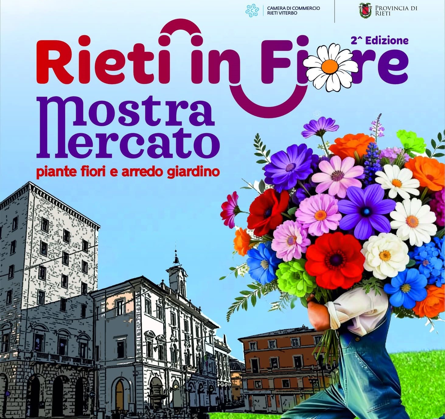 Rieti in Fiore 2026, la mostra mercato florovivaistica nel centro storico