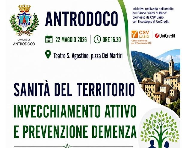 “Servizi e solidarietà per i territori del sisma”: ad Antrodoco un incontro sui servizi e la solidarietà per le aree colpite dal sisma