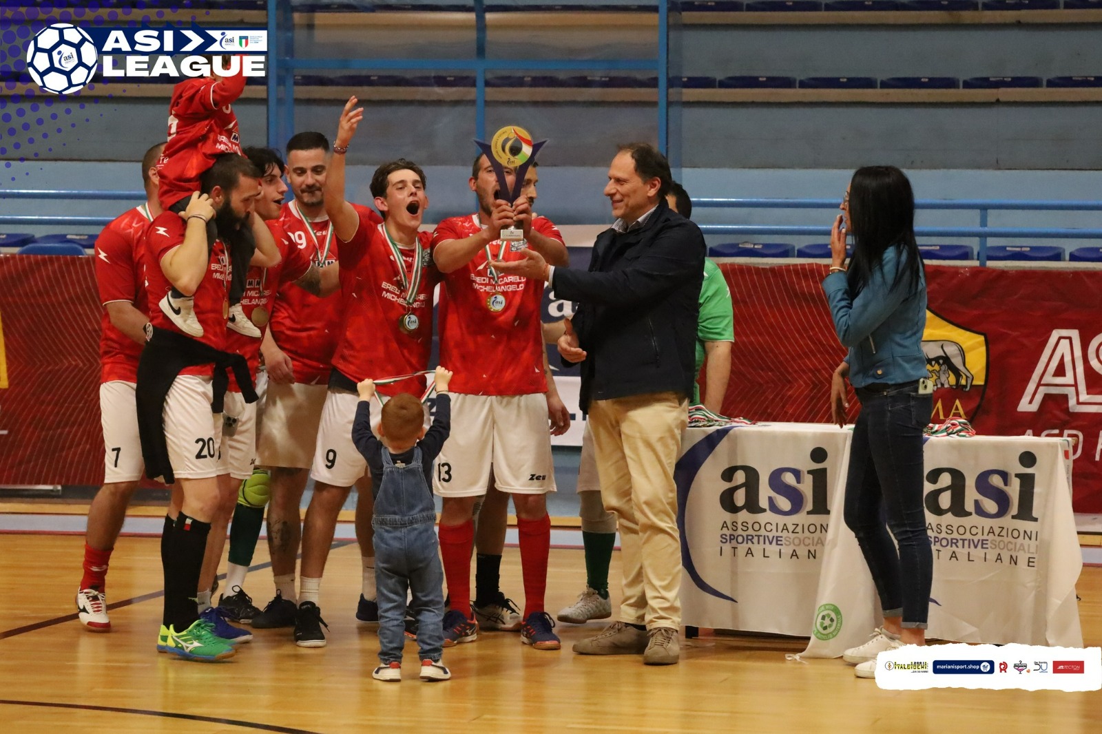 Real Casaprota trionfa al PalaMalfatti nella finale del torneo ASI Calcio a 5