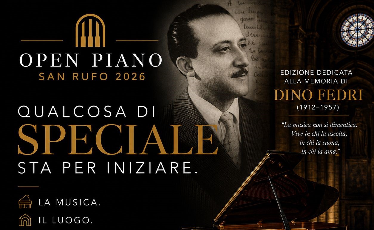 Open Piano – San Rufo 2026   Edizione dedicata alla memoria di Dino Fedri