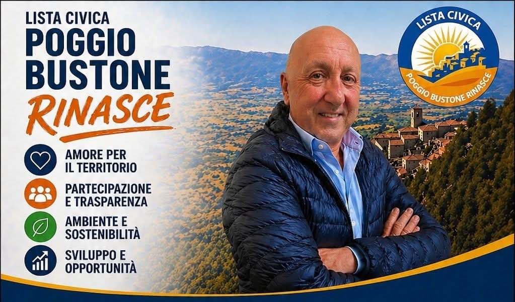 A Poggio Bustone il nuovo Sindaco è Emilio Desideri