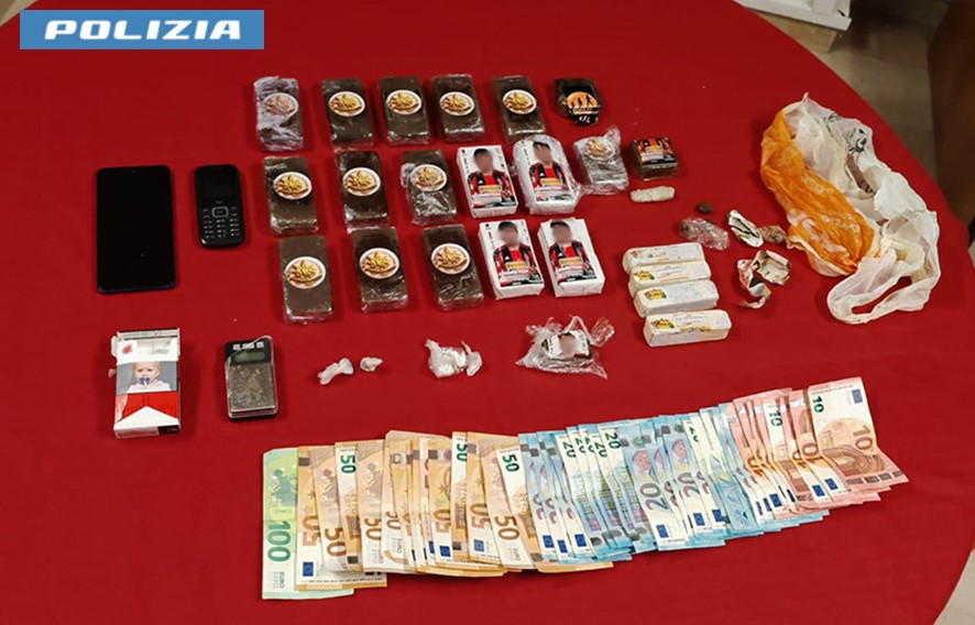 Maxi operazione nazionale contro droga e armi: due arresti anche a Rieti