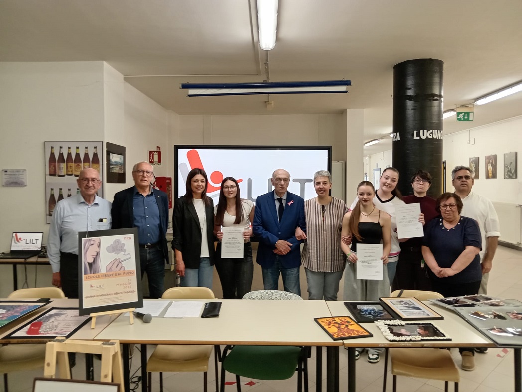31 maggio, Giornata Mondiale senza Tabacco: Lilt premia i vincitori del concorso “Scuole Libere dal Fumo”