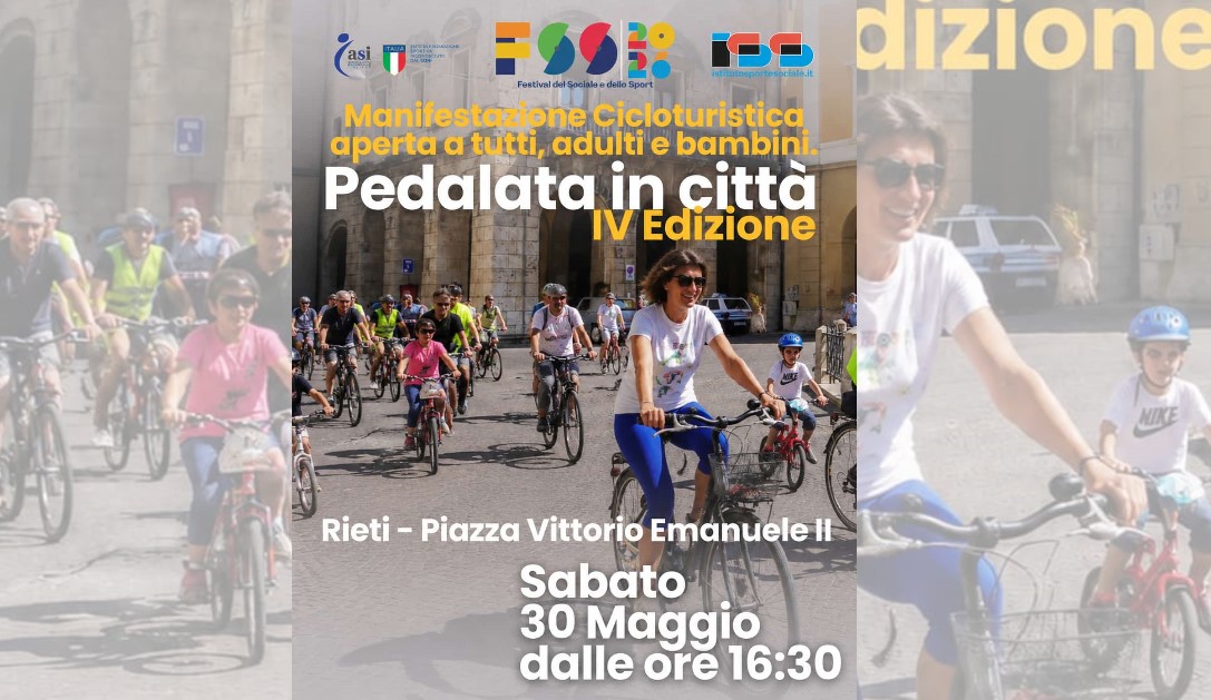 Il 30 Maggio a Rieti una giornata di sport, socialità e divertimento per famiglie e bambini