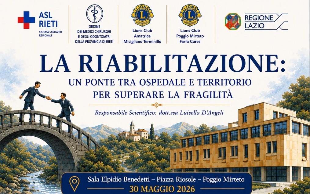 A Poggio Mirteto il Primo Convegno sulla Riabilitazione