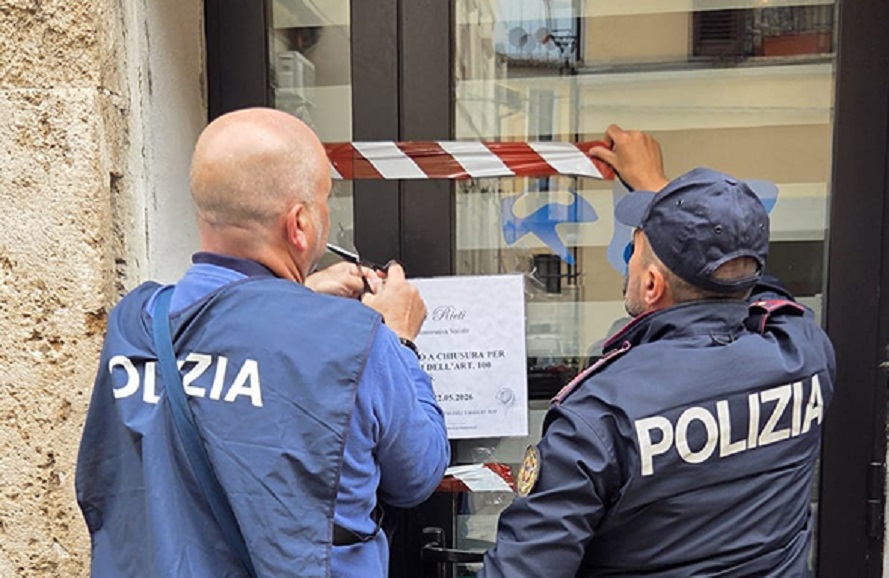 Violenza in centro: il Questore sospende licenza di un esercizio pubblico