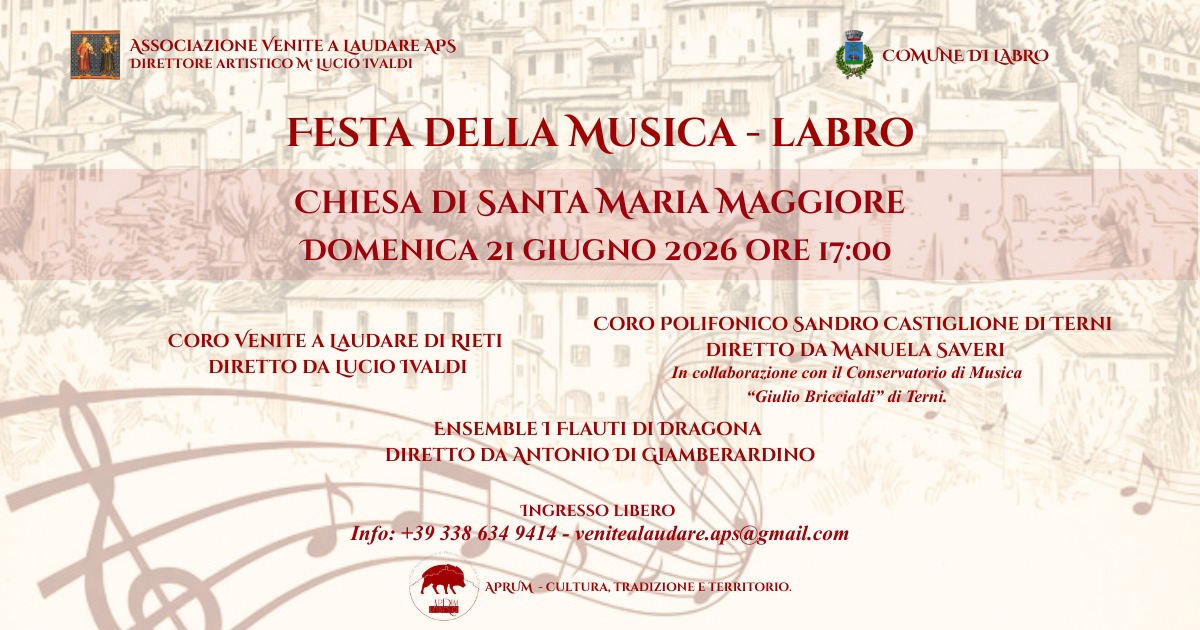 Labro, concerto polifonico a Santa Maria Maggiore: viaggio dal Medioevo a oggi