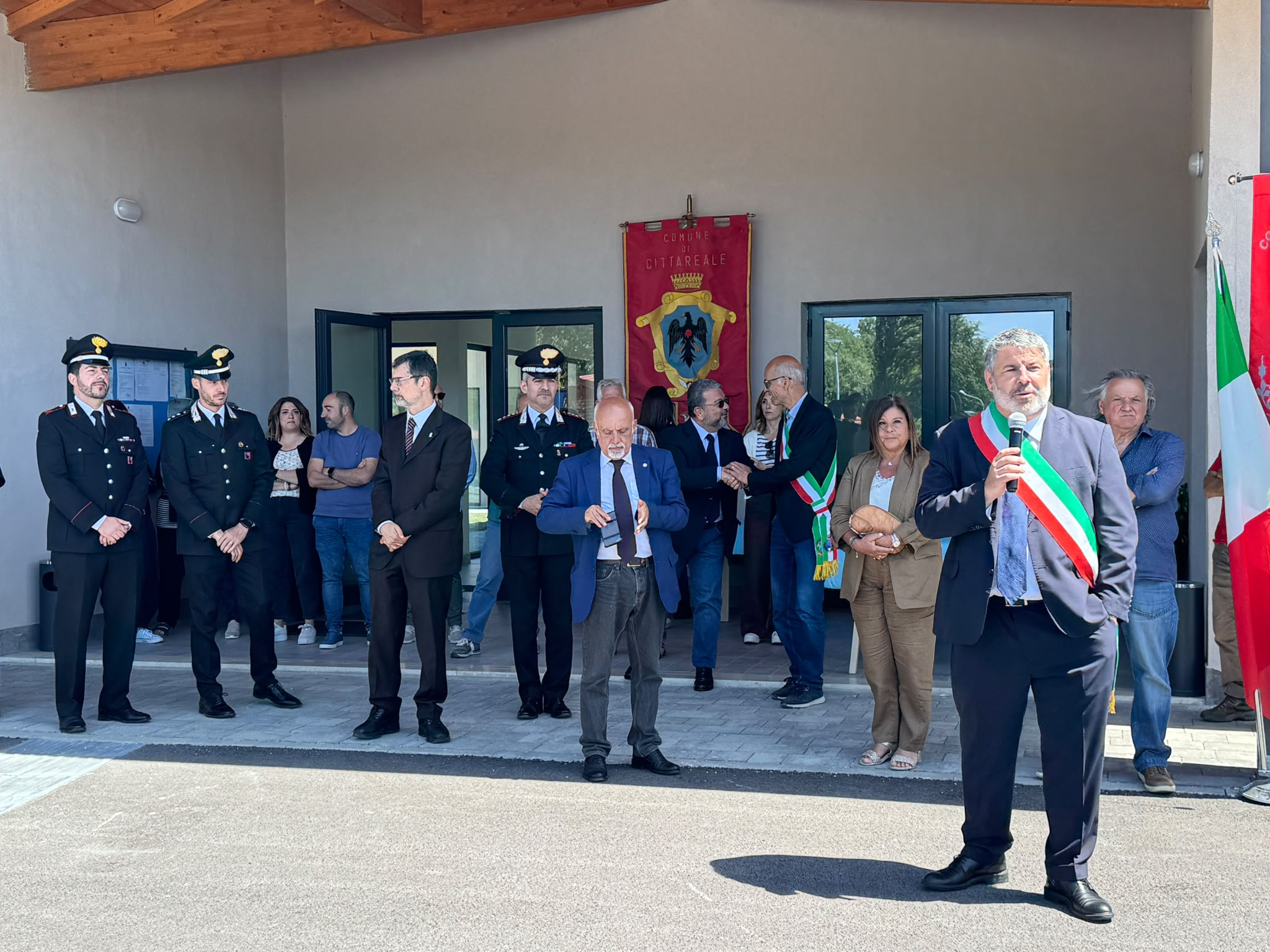 Cittareale, l’inaugurazione degli interventi di riqualificazione urbana in località Pallottini e Ricci