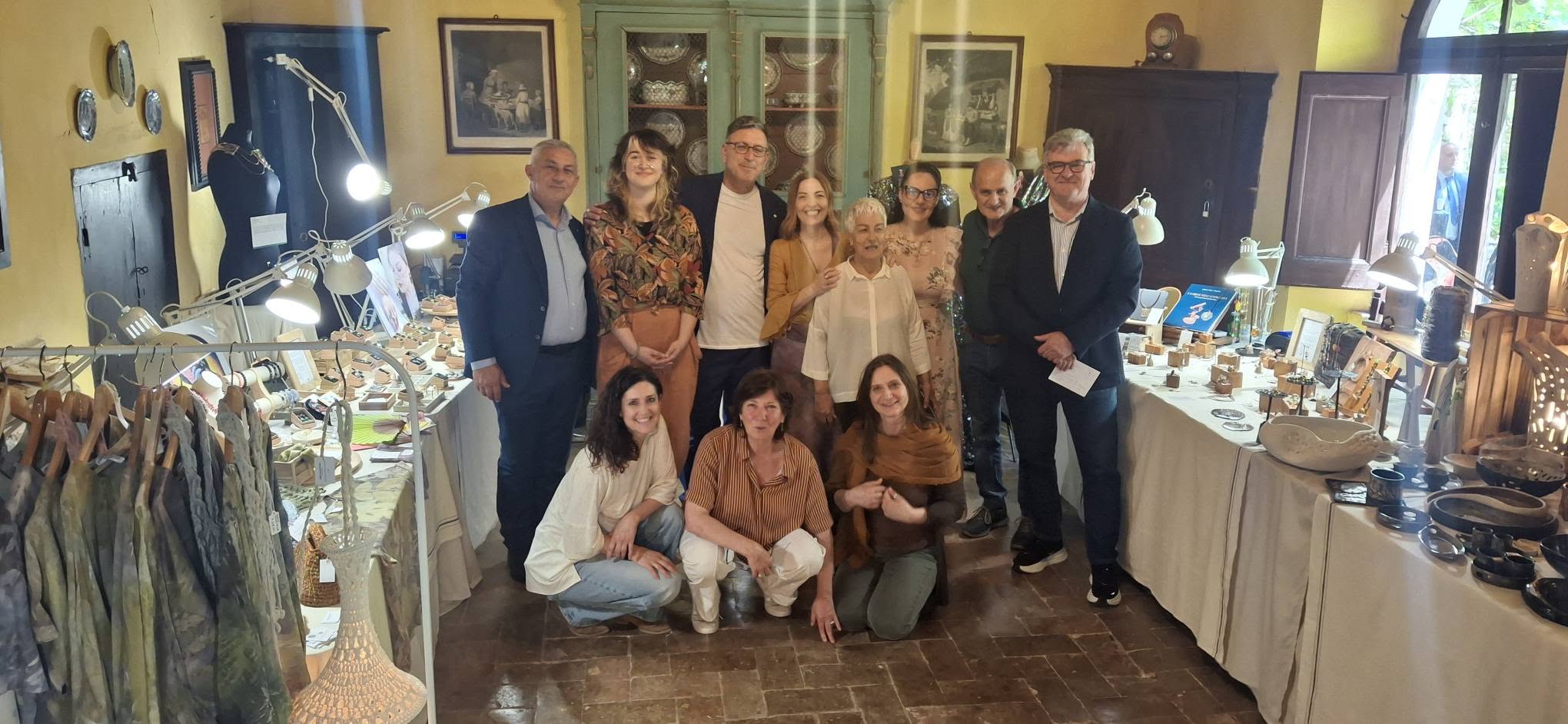Il presidente della CNA Dario Costantini visita ‘Artigianato in Dimora’