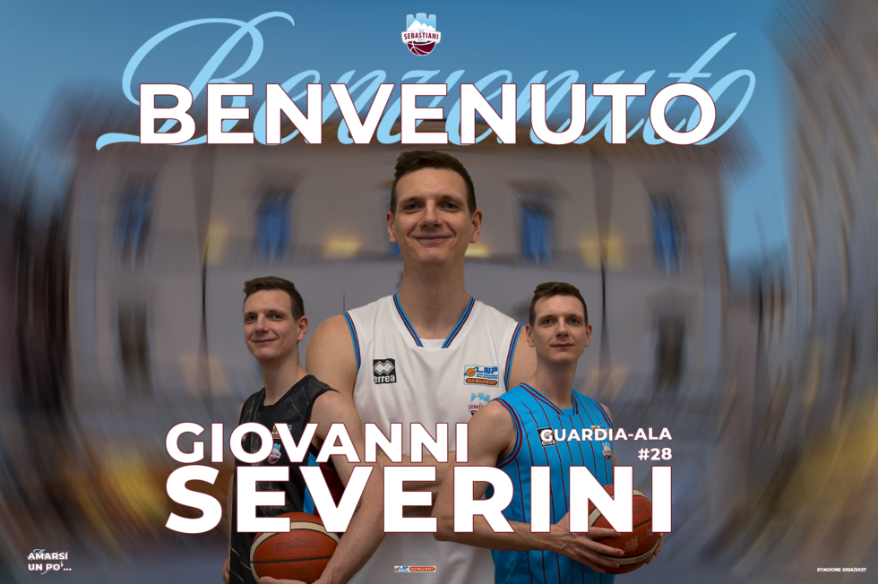 Giovanni Severini è un nuovo giocatore della Sebastiani, avrà la #28
