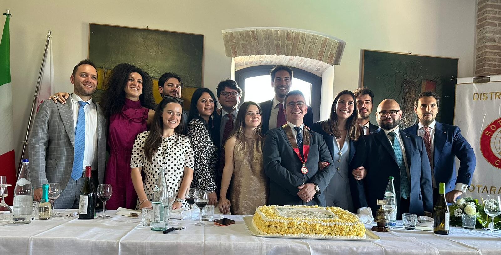 Rotaract Club Rieti: passaggio delle consegne tra Maria Sofia Micheli e il Dott. Giorgio Mezzoprete