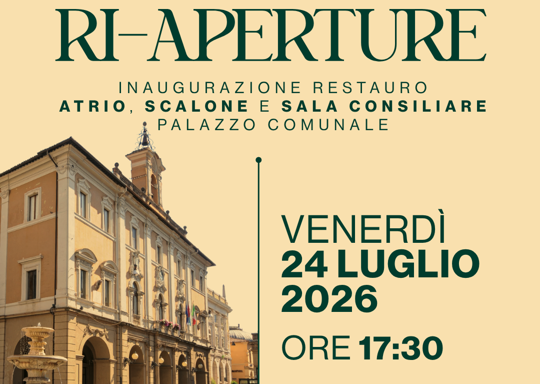 Inaugurazione Palazzo Comunale