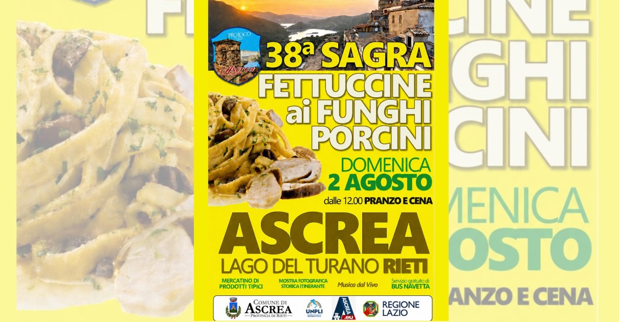 Sagra Fettuccine Funghi porcini Sagra Fettuccine Funghi porcini