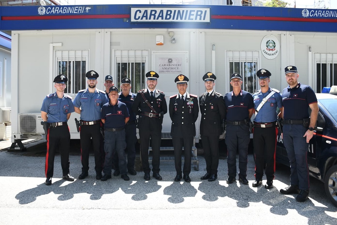 Carabinieri, il Comandante Generale Luongo in visita ad Amatrice, Camerino e Arquata