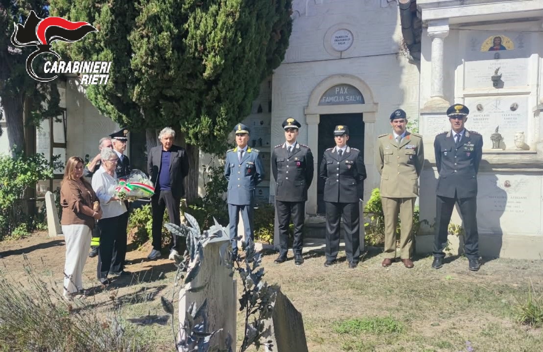 I Carabinieri commemorano il Vice Brigadiere Gerardo Catena, Medaglia D’oro al Valore Civile