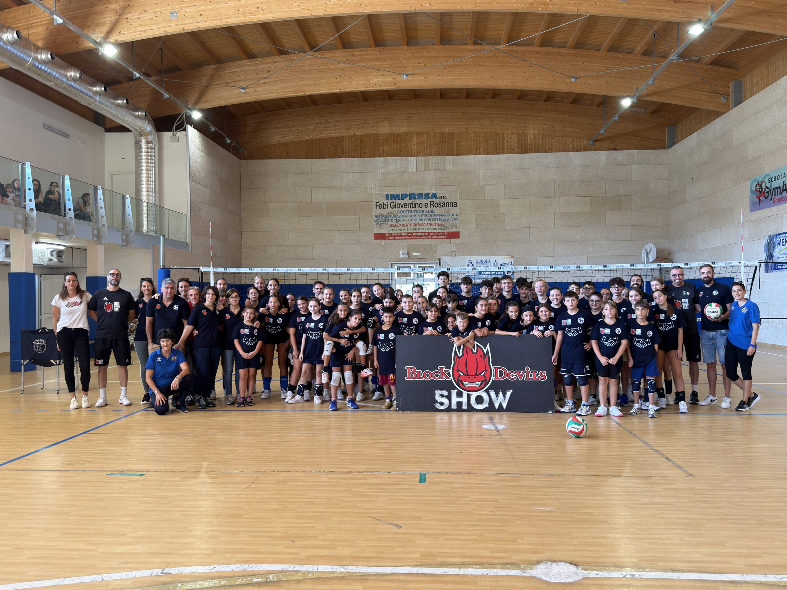 ASD Volley Academy Rieti, l’Open Day con Sir Safety Perugia conquista famiglie e giovani atleti
