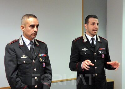 Comandante Marra e Capitano Luca Gasparri