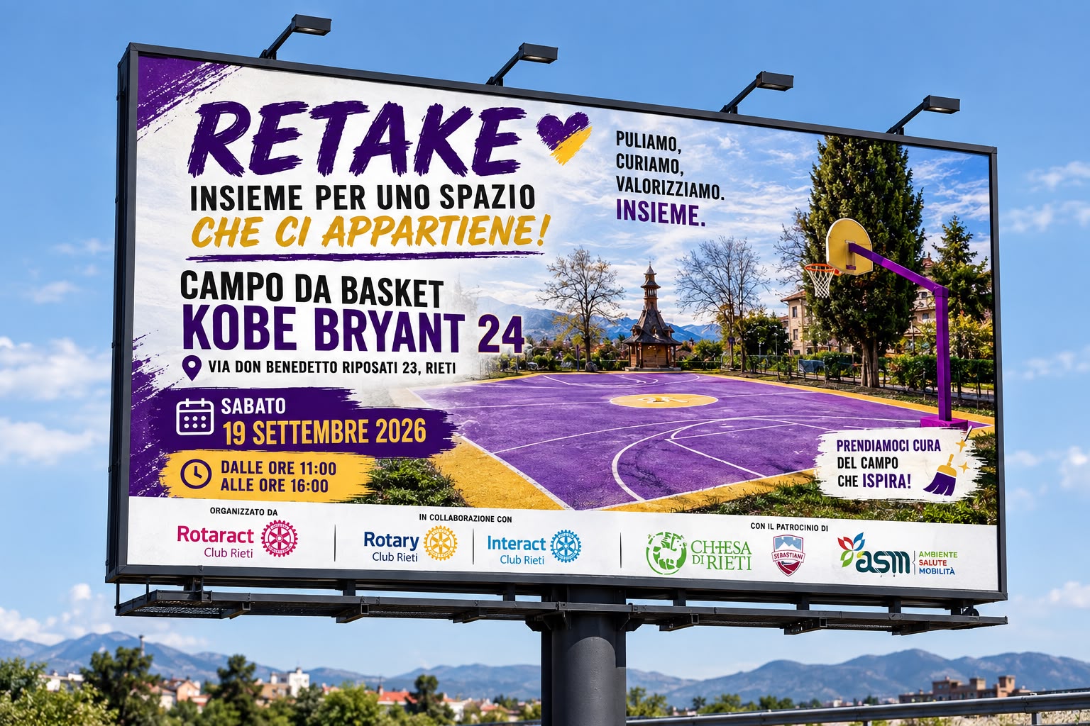 RETAKE: Rotary, Rotaract e Interact insieme per la cura e la valorizzazione dei beni comuni