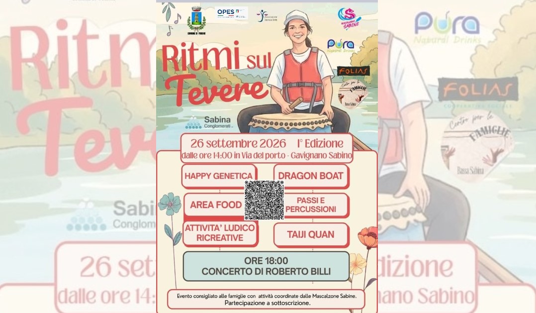 A Gavignano Sabino, la prima edizione di “Ritmi sul Tevere”