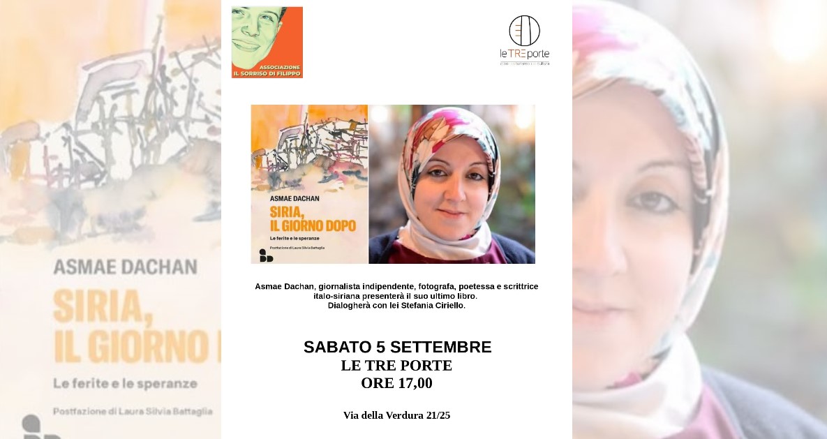 Siria il giorno dopo presentazione libro le tre porte Siria il giorno dopo presentazione libro le tre porte