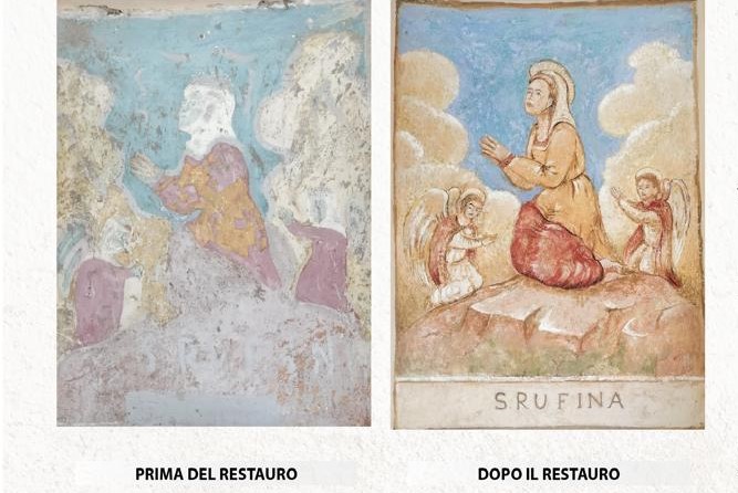 Santa Rufina, tornano a vivere le cinque edicole votive del paese