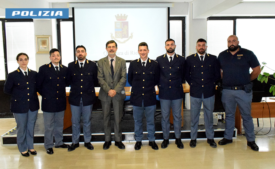 Polizia: otto nuovi agenti in Questura per rafforzare la sicurezza