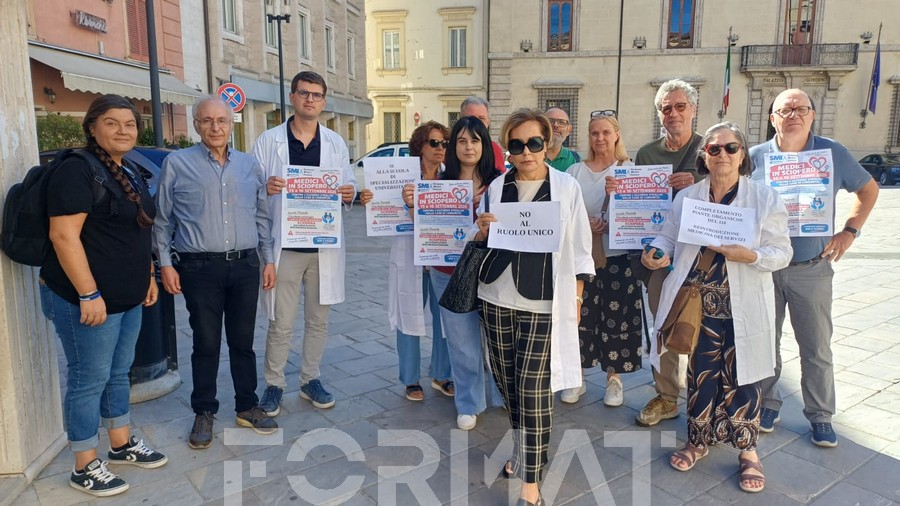 Sciopero dei medici, anche Rieti scende in piazza